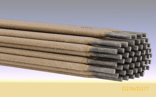 D276、D277低氫型高鉻錳鋼耐氣蝕堆焊焊條（EDCrMn-B-15、EDCrMn-B-15）